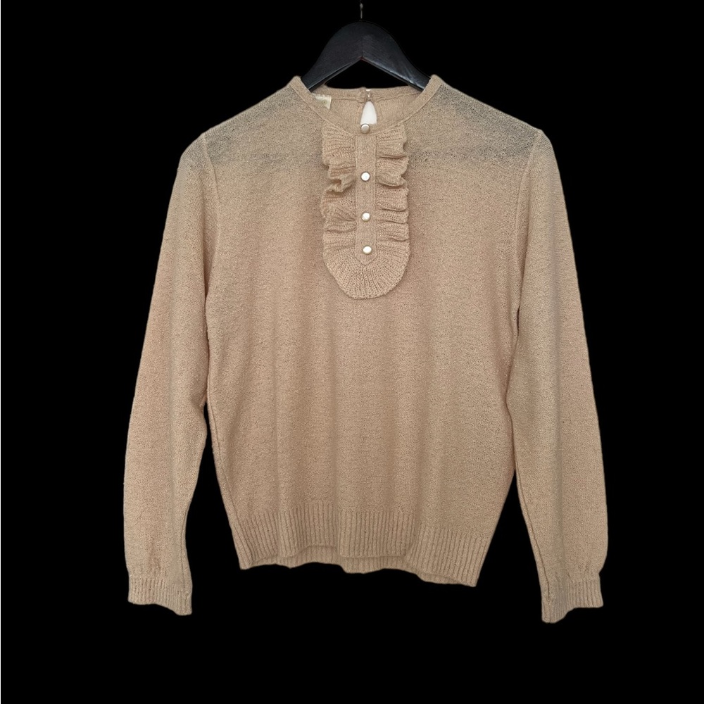 Vintage Textured Avon Knit with Crewneck